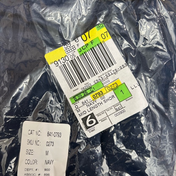 PSK collective Women’s running short, Moisture wicking, mid length,Navy, Medium - Picture 6 of 6